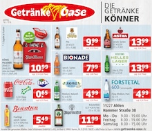 Getränke Oase Prospekt für Ahlen mit 1 Seite Getränke Oase Prospekt für Ahlen: "Aktuelle Angebote", 1 Seite, 12.05.2025 - 17.05.2025