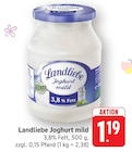 Aktuelles Joghurt mild Angebot bei EDEKA in Ludwigshafen (Rhein) ab 1,19 €