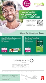 Aktueller mea - meine apotheke Prospekt "Unsere August-Angebote" für Rheinau Aktueller mea - meine apotheke Prospekt für Rheinau mit Seiten
