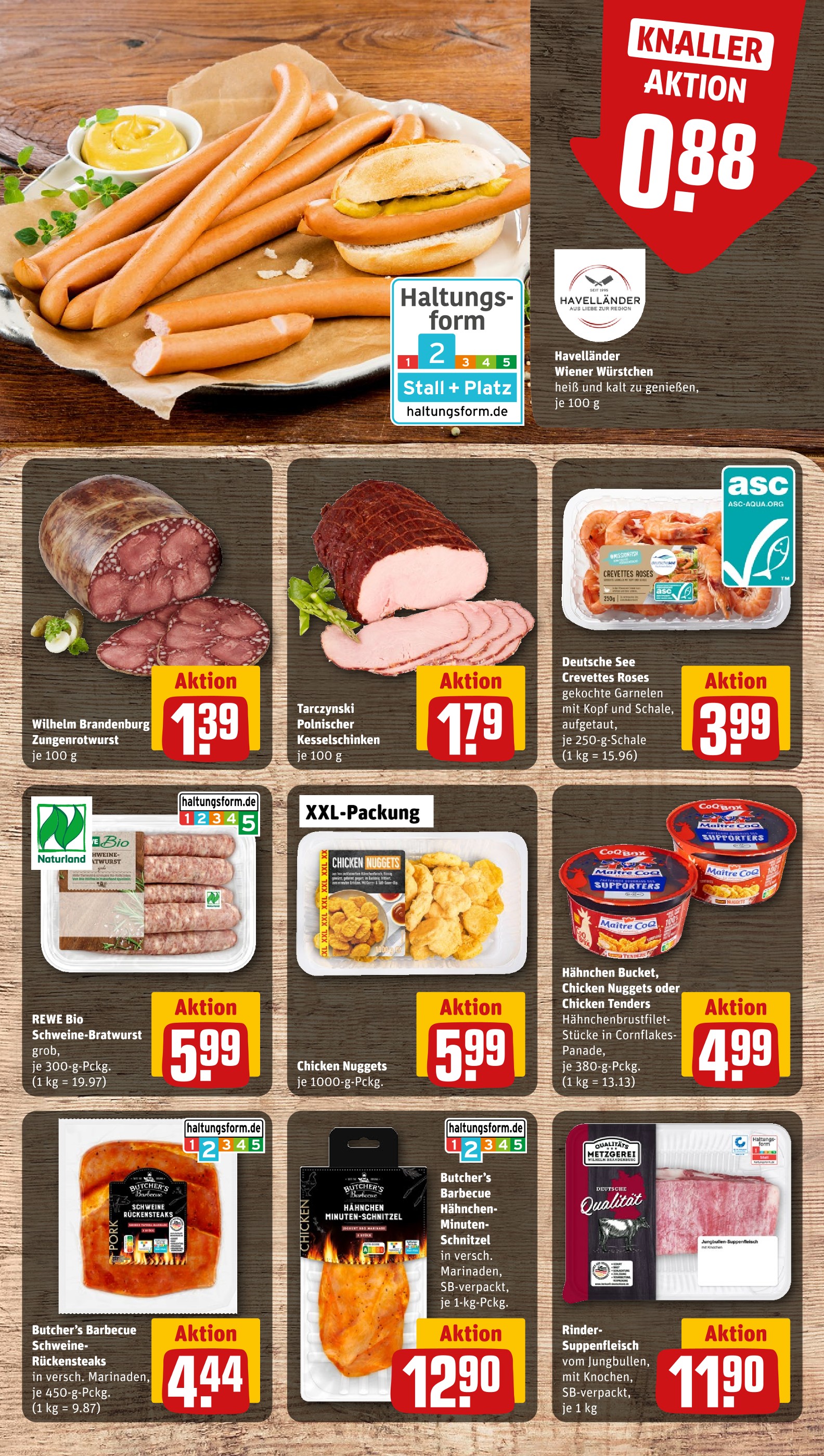 Wiener Würstchen im REWE Prospekt "Dein Markt" mit 22 Seiten (Dresden)