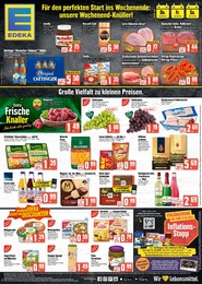 EDEKA Prospekt für Siegenburg mit 1 Seite EDEKA Prospekt für Siegenburg: Unsere Wochenendknüller!, 1 Seite, 29.09.2022 - 01.10.2022