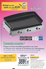 PLANCHA GAZ - ENO - Proxi Confort à Lyon PLANCHA GAZ - ENO en promo chez Proxi Confort Lyon à 389,90 €