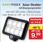 Solar-Strahler mit Bewegungsmelder im Angebot bei Zimmermann in Rüsselsheim Solar-Strahler mit Bewegungsmelder Angebote von EASYmaxx bei Zimmermann Rüsselsheim für 9,99 €