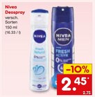 Deospray von Nivea im aktuellen Netto Marken-Discount Prospekt für 2,45 €