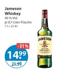 Whiskey von Jameson im aktuellen V-Markt Prospekt für 14,99 €
