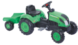 Tracteur à pédales avec remorque - FALK en promo chez Stokomani Champigny-sur-Marne à 54,99 €