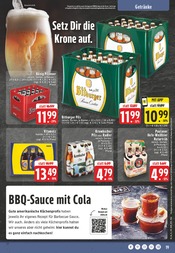 Bier im EDEKA Prospekt in Kempen Aktueller EDEKA Prospekt mit Bier, "Aktuelle Angebote", Seite 19