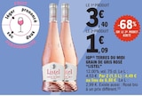 Igp terres du midi grain de gris rosé - LISTEL en promo chez E.Leclerc Cahors à 1,09 €