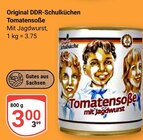 Aktuelles Original DDR-Schulküchen Tomatensoße mit Jagdwurst Angebot bei GLOBUS in Leipzig ab 3,00 €