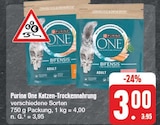 Katzen-Trockenahrung im Angebot bei EDEKA in Bautzen Katzen-Trockenahrung Angebote von Purina One bei EDEKA Bautzen für 3,00 €