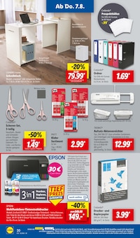 Aktenvernichter Angebot im Lidl Prospekt, gültig von 04.08.2025 bis 09.08.2025 Aktenvernichter Angebot im aktuellen Lidl Prospekt auf Seite 32