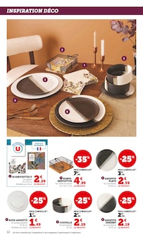 Promotion Assiette Plate dans le prospectus Hyper U, valable du 07/10/2025 au 19/10/2025 Promo Assiette Plate dans le catalogue Hyper U du moment à la page 12