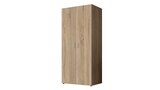 Aktuelles Kleiderschrank Sonoma Eiche - 80 cm - 2-türig - BASE Angebot bei Die Möbelfundgrube in Saarbrücken ab 79,99 €