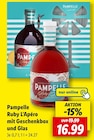 Ruby L’Apéro mit Geschenkbox und Glas Angebote von Pampelle bei Lidl Darmstadt für 16,99 €