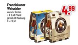 Weissbier von Franziskaner im aktuellen Trinkgut Prospekt für 4,99 €