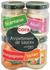 Quadrette de sauces béarnaise, aïoli, bourguignonne et tartare - Cora en promo chez Migros France Annemasse à 2,39 €