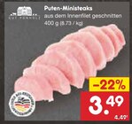 Puten-Ministeaks im Angebot bei Netto Marken-Discount in Offenburg Puten-Ministeaks Angebote von GUT PONHOLZ bei Netto Marken-Discount Offenburg für 3,49 €