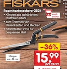 Rasenkantenschere GS21 von Fiskars für 15,99 € bei Netto Marken-Discount im Angebot Rasenkantenschere GS21 von Fiskars im aktuellen Netto Marken-Discount Prospekt