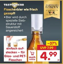 Flaschenbier wie frisch gezapft bei Netto Marken-Discount in Heidenheim Flaschenbier wie frisch gezapft im Angebot bei Netto Marken-Discount Heidenheim für 4,99 €