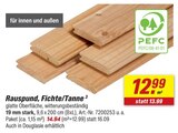 Rauspund, Fichte/Tanne Angebote bei toom Baumarkt Chemnitz für 14,94 €