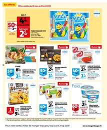 Prix et réduction Poisson surgelé dans le prospectus Auchan Hypermarché en cours Offre Poisson surgelé dans le catalogue Auchan Hypermarché du moment à la page 56