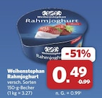 Rahmjoghurt im Angebot bei combi in Garbsen Rahmjoghurt Angebote von Weihenstephan bei combi Garbsen für 0,49 €
