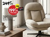 Fauteuil Andy pivotant à 360° inclinable en promo chez Maxi Bazar Boulogne-Billancourt à 199,99 €