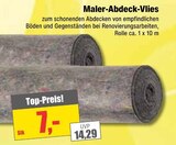 Maler-Abdeck-Vlies bei wohnen & sparen Wiegand im Dörfles-Esbach Prospekt für 7,00 €