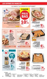 Pizza en promo dans le catalogue U Express à la page 10