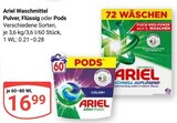 Waschmittel Pulver im Angebot bei GLOBUS in Hürth Waschmittel Pulver Angebote von Ariel bei GLOBUS Hürth für 16,99 €