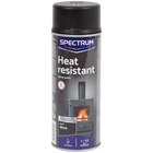 Peinture en aérosol résistante à la chaleur Spectrum Noir mat - Spectrum en promo chez Action Cherbourg-Octeville à 2,99 €