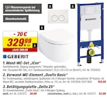 Wand-WC-Set „iCon“ von Geberit für 39,99 € bei toom Baumarkt im Angebot Wand-WC-Set „iCon“ von Geberit im aktuellen toom Baumarkt Prospekt