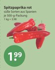 Aktuelle Paprika Angebote bei V-Markt in Augsburg Aktuelles Spitzpaprika rot Angebot bei V-Markt in Augsburg ab 1,99 €