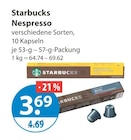Nespresso von Starbucks im aktuellen V-Markt Prospekt für 3,69 €