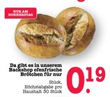 Aktuelles Ofenfrische Brötchen Angebot bei E center in Mainz ab 0,19 €