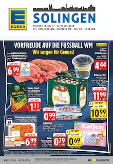 EDEKA Prospekt der Woche "Aktuelle Angebote" Seite 1, 01.06.2026 bis 06.06.2026 für Wuppertal Aktueller EDEKA Prospekt "Aktuelle Angebote" Seite 1 von 26 Seiten für Wuppertal