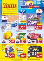 Netto Marken-Discount Discounter Prospekt der aktuellen Woche mit 57 Seiten, gültig von 13.01.2025 bis 18.01.2025, in Ergolding und Umgebung Aktueller Netto Marken-Discount Discounter Prospekt in Ergolding und Umgebung, "Aktuelle Angebote" mit 57 Seiten, 13.01.2025 - 18.01.2025