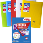 LOT DE 5 KOVERBOOK CLAIREFONTAINE - CLAIREFONTAINE - Auchan Hypermarché à Valence LOT DE 5 KOVERBOOK CLAIREFONTAINE - CLAIREFONTAINE en promo chez Auchan Hypermarché Valence à 8,97 €
