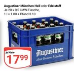 München Hell im Angebot bei GLOBUS in Bochum München Hell Angebote von Augustiner bei GLOBUS Bochum für 17,99 €