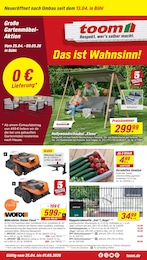 Aktueller toom Baumarkt Prospekt, "Respekt, wer's selber macht.", mit Angeboten der Woche, gültig von 25.04.2026 bis 25.04.2026