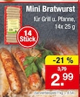 Aktuelle Bratwurst Angebote bei Zimmermann in Hildesheim Aktuelles Mini Bratwurst Angebot bei Zimmermann in Hildesheim ab 2,99 €