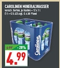 Mineralwasser Angebote von Carolinen bei Marktkauf Paderborn für 4,99 €