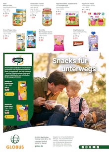 Bananen im GLOBUS Prospekt "Sommerfrische Biovielfalt" mit 10 Seiten (Duisburg)