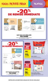 Promos Oreiller dans le catalogue "100% PETITS PRIX" de Carrefour Market Oreiller en promo dans le catalogue Carrefour Market à la page 15