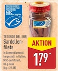 Sardellenfilets im Angebot bei ALDI Nord in Bremerhaven Sardellenfilets Angebote von TESOROS DEL SUR bei ALDI Nord Bremerhaven für 1,79 €