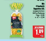 4 Sandwich Baguettes XXL Angebote von Ibis bei Marktkauf Altenburg für 1,89 €