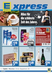 E xpress Discounter Prospekt der aktuellen Woche mit 4 Seiten, gültig von 15.12.2025 bis 20.12.2025, in Haar und Umgebung Aktueller E xpress Discounter Prospekt in Haar und Umgebung, "Wir lieben Lebensmittel." mit 4 Seiten, 15.12.2025 - 20.12.2025