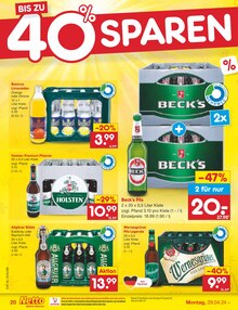Bier im Netto Marken-Discount Prospekt "Aktuelle Angebote" mit 50 Seiten (Eisenach)