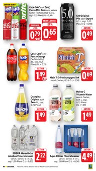 Wasser im aktuellen EDEKA Prospekt (Stuttgart) Wasser im EDEKA Prospekt "Aktuelle Angebote" mit 44 Seiten (Stuttgart)