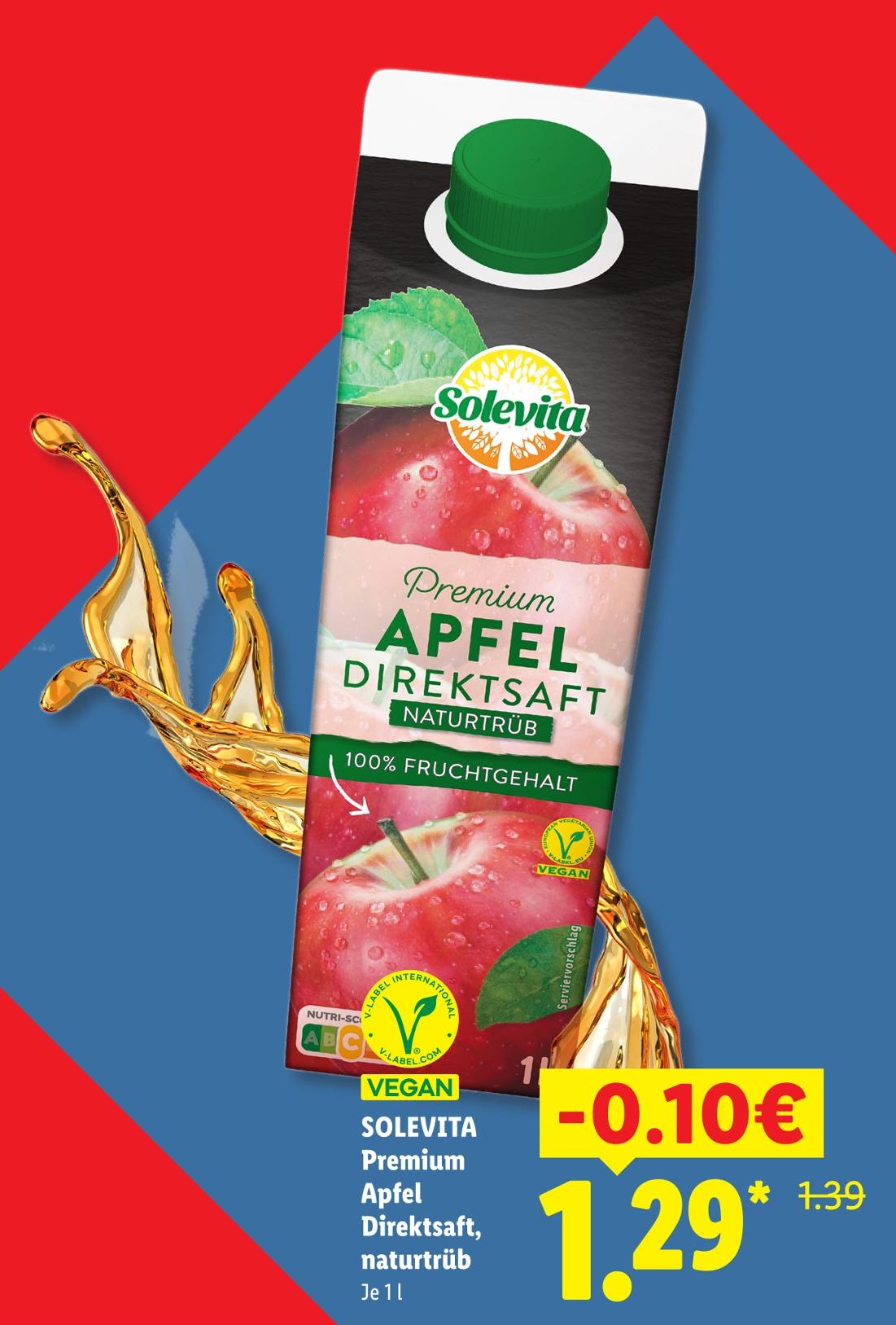Premium Apfel Direktsaft, naturtrüb